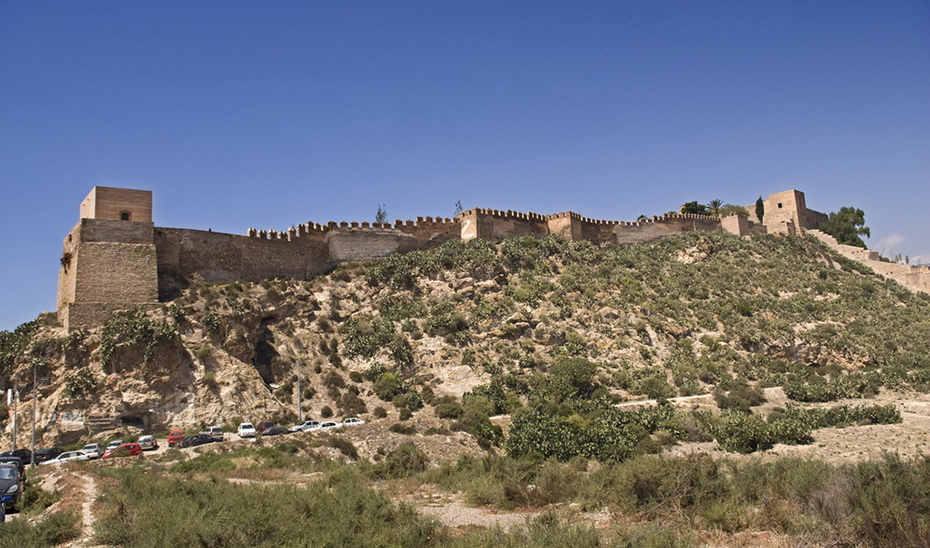 Vista de la Alcazaba de Almería.
