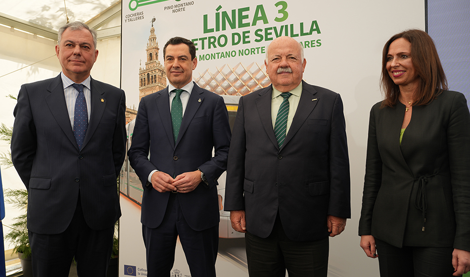 Imagen del artículo Moreno anuncia la licitación de los trabajos previos para la Línea 2 del metro de Sevilla de Torreblanca a Triana