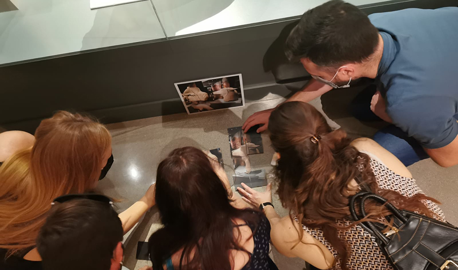 
			      Menores en una de las actividades desarrolladas en el Museo Íbero de Jaén.			    
			  