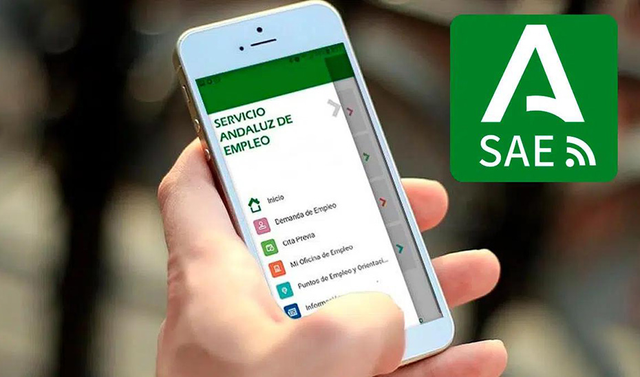 App del Servicio Andaluz de Empleo (SAE).