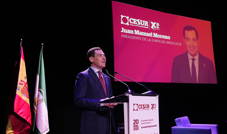 Moreno anuncia ayudas de 250 millones para la mejora energética y la competitividad de sectores industriales