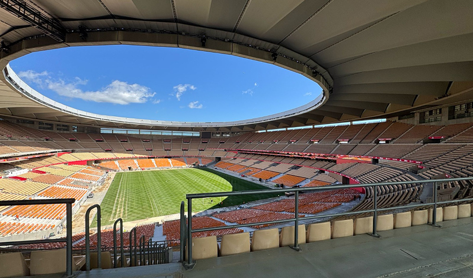 Estadio La Cartuja, en Sevilla.