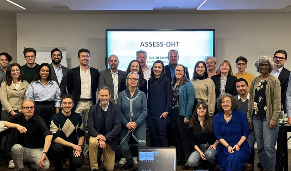 Foto de familia del equipo que desarrolla el proyecto europeo 'ASSESS DHT'.