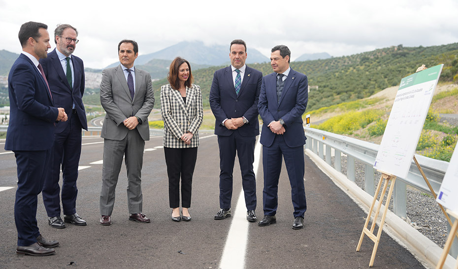Intervención del presidente de la Junta en la inauguración de la nueva variante de Las Angosturas en Priego de Córdoba