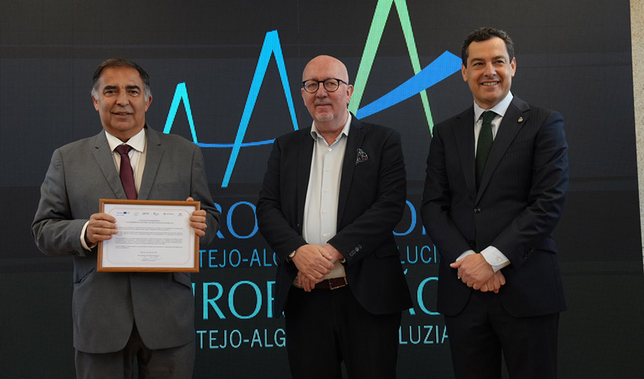 Moreno señala que la Eurorregión Alentejo-Algarve-Andalucía es ejemplo de progreso y motor de desarrollo de Europa