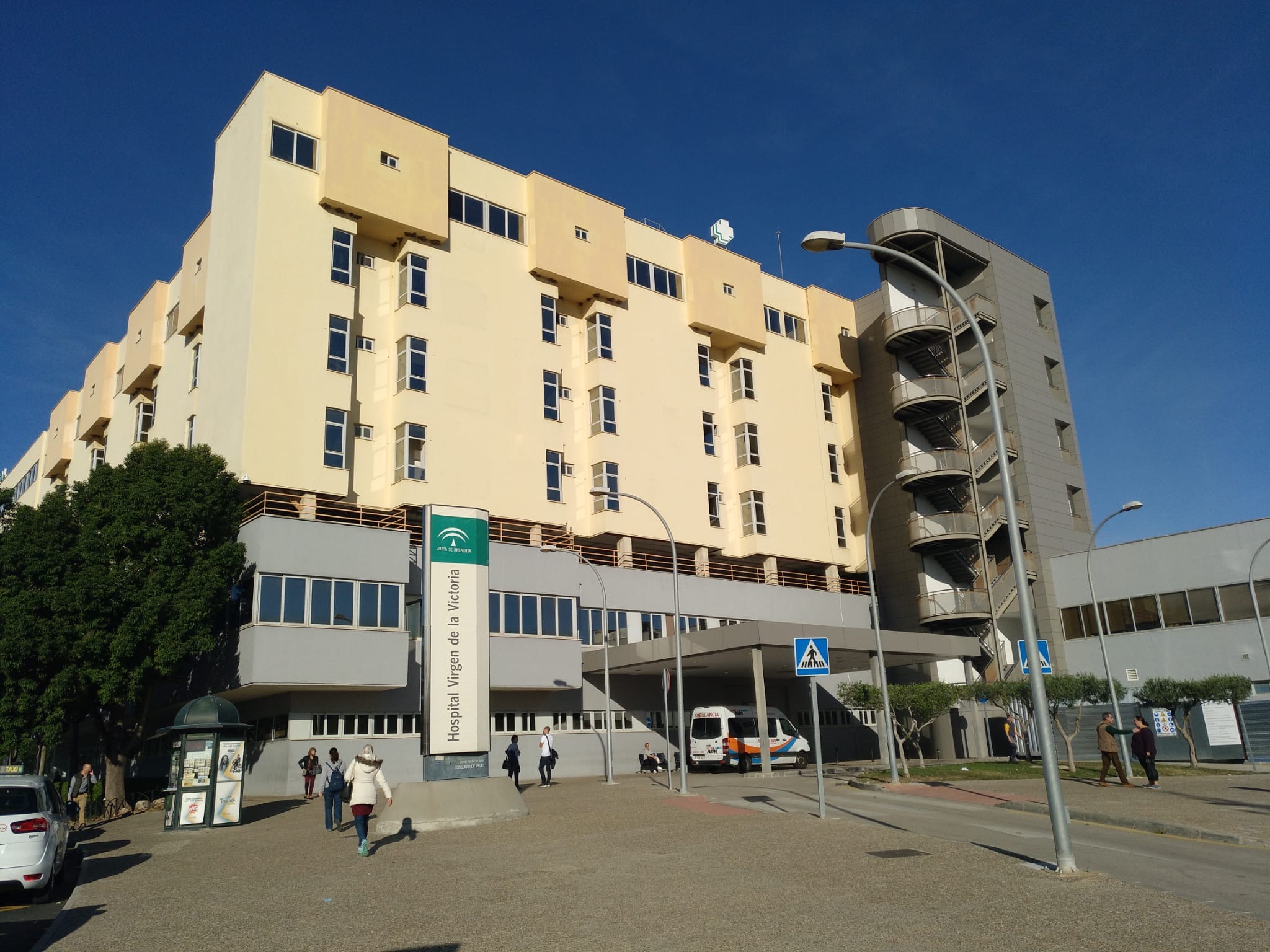 A panoramic picture of the hospital universitario virgen de la victoria 