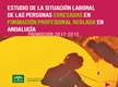 Estudio de la situación laboral de las personas egresadas en formación profesional reglada en Andalucí Promoción 2012-2013