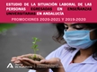 La situación Laboral de las personas egresadas en Enseñanzas Universitarias en Andalucía. Promociones 2020-2021 y 2019-2020