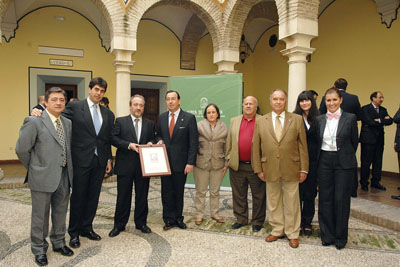 Acto de reconocimiento de la Junta de Andalucía a la Unidad de Promoción por la difusión de la donación de órganos