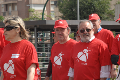 El gerente del hospital y el alcalde de Córdoba encabezan la marcha