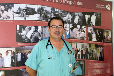 El coordinador de trasplantes Juan Carlos Robles es elegido como uno de los 25 embajadores de la sanidad española