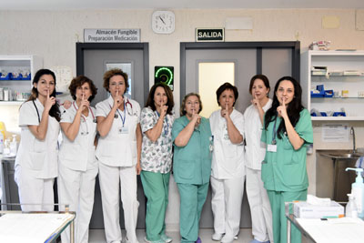 Profesionales de Neonatologia del Hospital Reina Sofía
