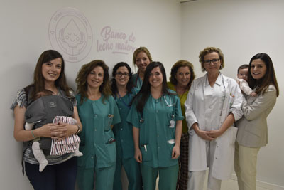 Profesionales de Neonatología en el Banco de Leche Materna