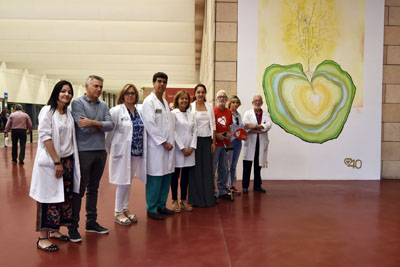 El mural Brote de Vida capta la esencia de la donación de órganos