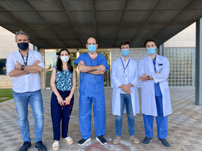 Cirujanos de trasplante hepático del Hospital Reina Sofía e investigadores de IMIBIC