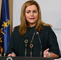 María Jesús Serrano, consejera de Medio Ambiente y Ordenación del Territorio.