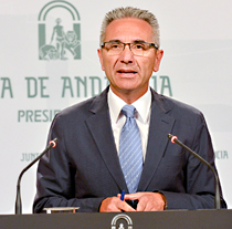 Miguel Ángel Vázquez, portavoz del Gobierno de la Junta.
