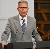 Miguel Ángel Vázquez, portavoz del Gobierno de la Junta.