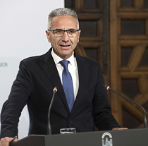 Miguel Ángel Vázquez, portavoz del Gobierno de la Junta