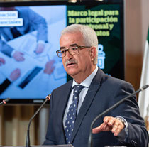 Manuel Jiménez Barrios, vicepresidente de la Junta de Andalucía