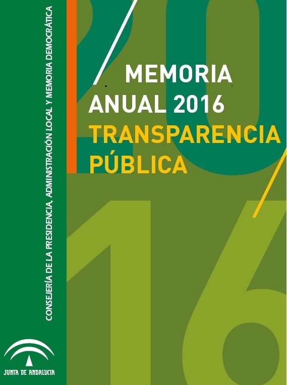 Memoria anual 2016. Transparencia Pública
