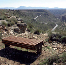 Mirador sobre el río Gor