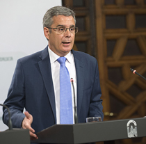 Juan Carlos Blanco, portavoz del Gobierno de Andalucía.