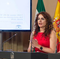 María Jesús Montero, consejera de Hacienda y Administración Pública