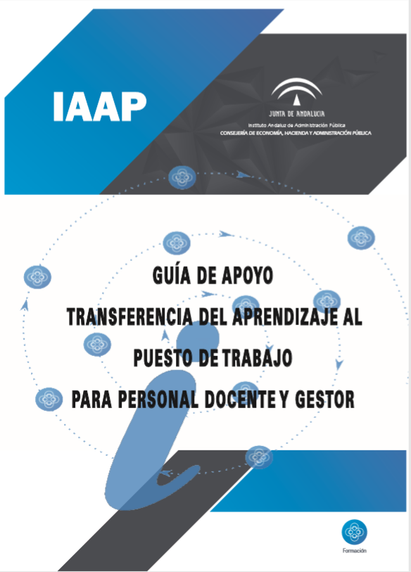 Portada de la publicación "Guía sobre Transferencia del Aprendizaje al Puesto de Trabajo"