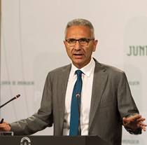 Miguel Ángel Vázquez, portavoz del Gobierno de la Junta.