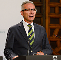 Miguel Ángel  Vázquez, portavoz del Gobierno