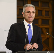 Miguel Ángel Vázquez, portavoz del Gobierno de la Junta.
