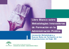 Portada de la publicación "Libro blanco sobre metodologías innovadoras de formación en la Administración Pública (vol. I)"