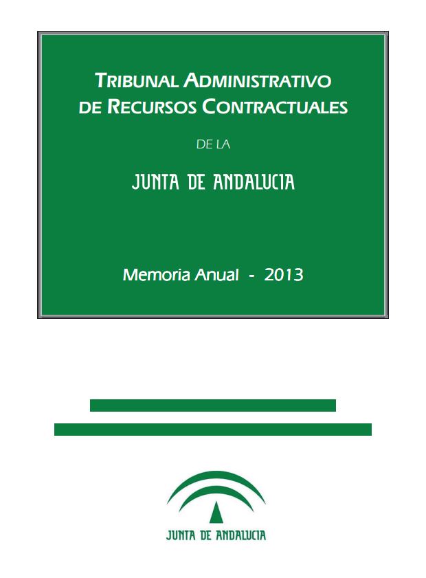 Cubierta de la Memoria Anual 2013 del TARCJA