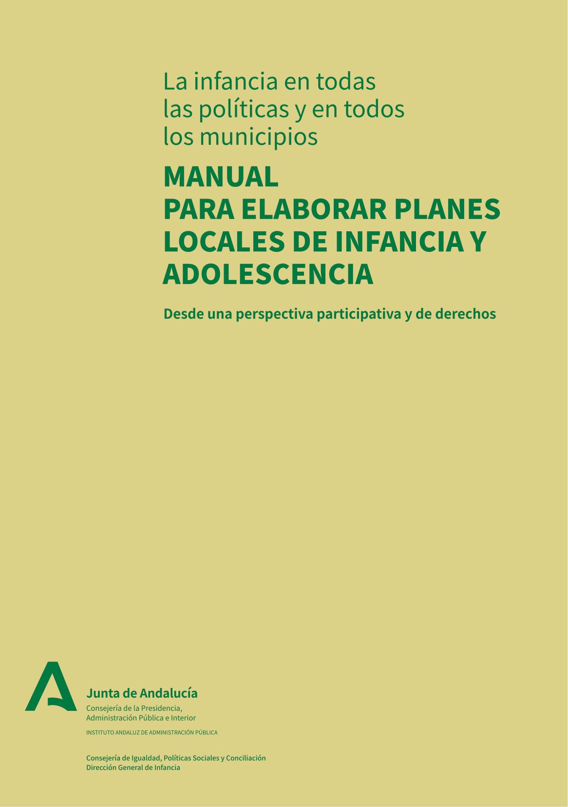 Manual para Elaborar Planes Locales de Infancia y Adolescencia