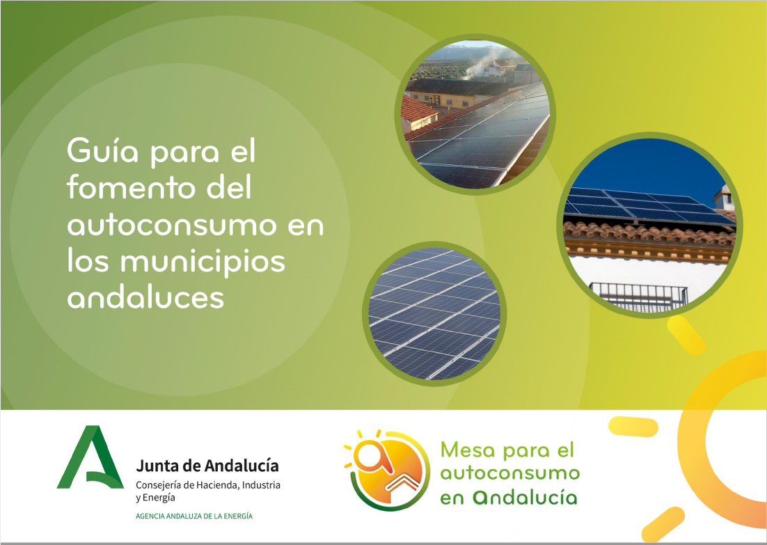 Portada Guía para el fomento del autoconsumo en los municipios andaluces