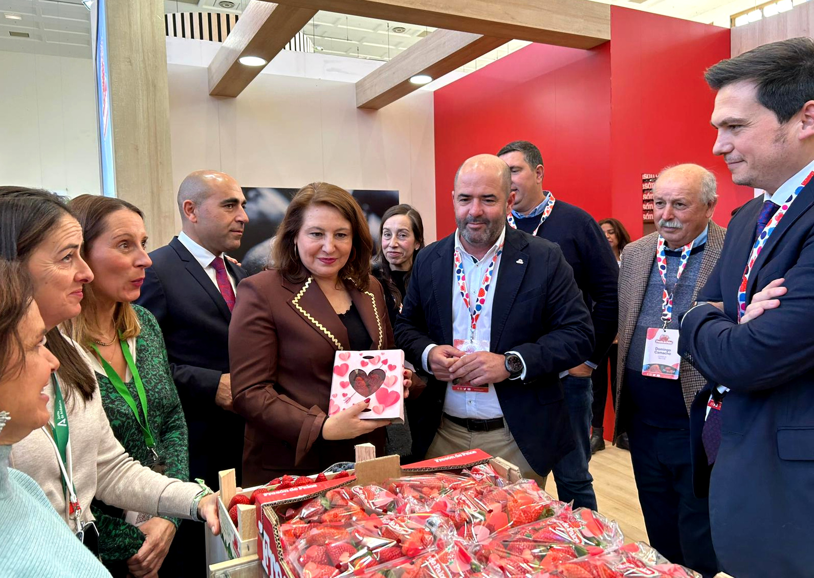 Imagen de archivo de la consejera Carmen Crespo en Fruit Logística 2023