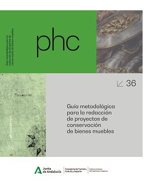 Portada libro "Guía metodológica para la redacción de proyectos de conservación de bienes muebles (versión impresa)"