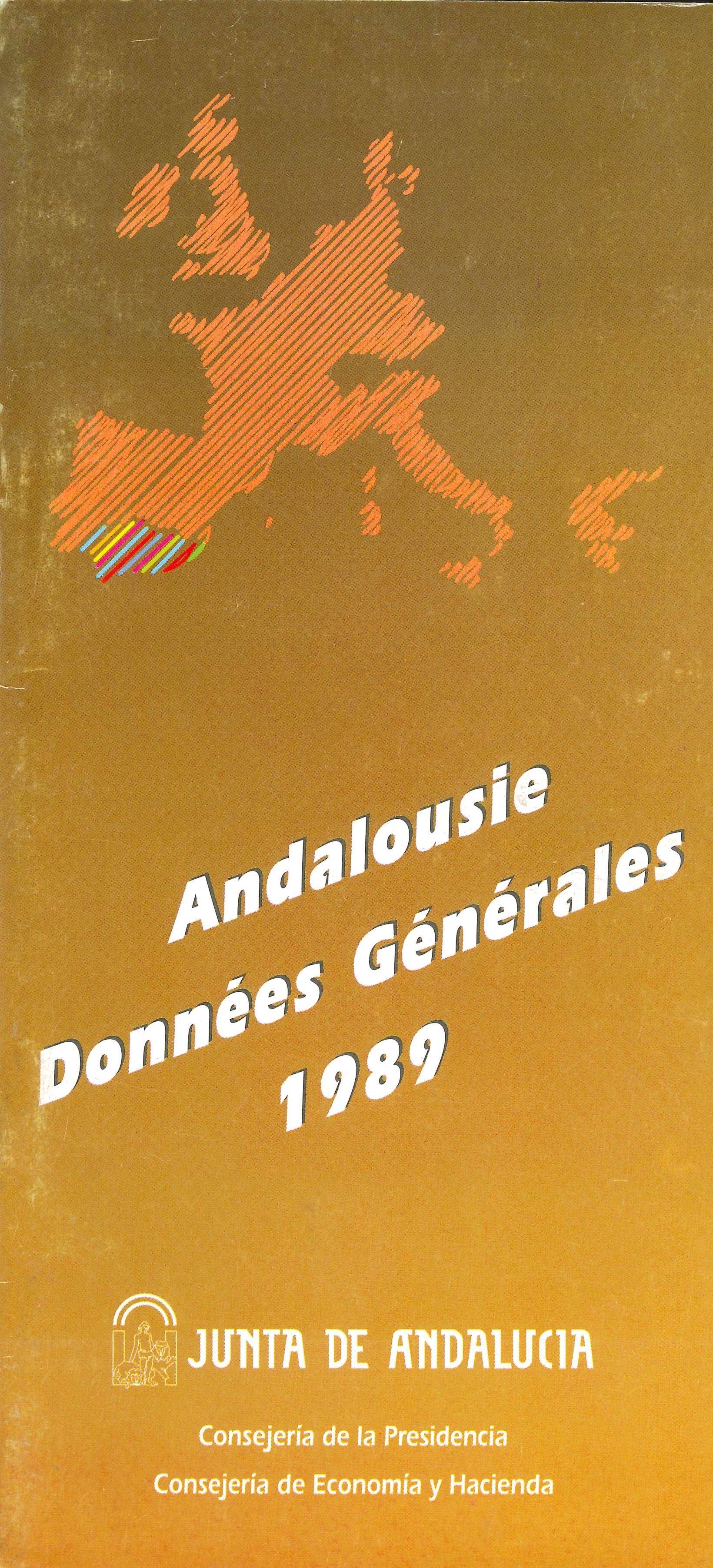 Imagen representativa de la publicación Andalousie: données générales 1989