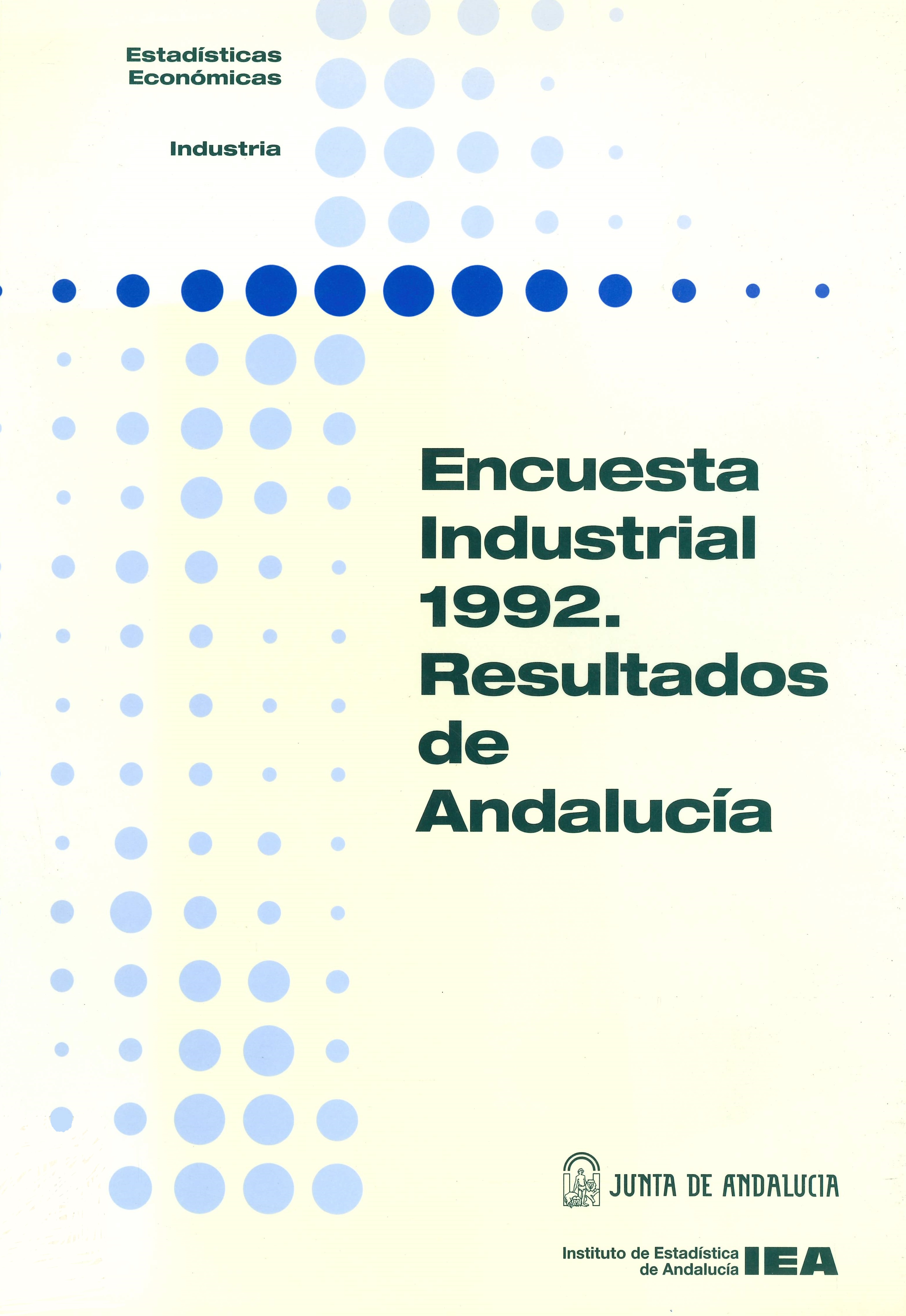 Encuesta_industrial_1992_resultados_Andalucía