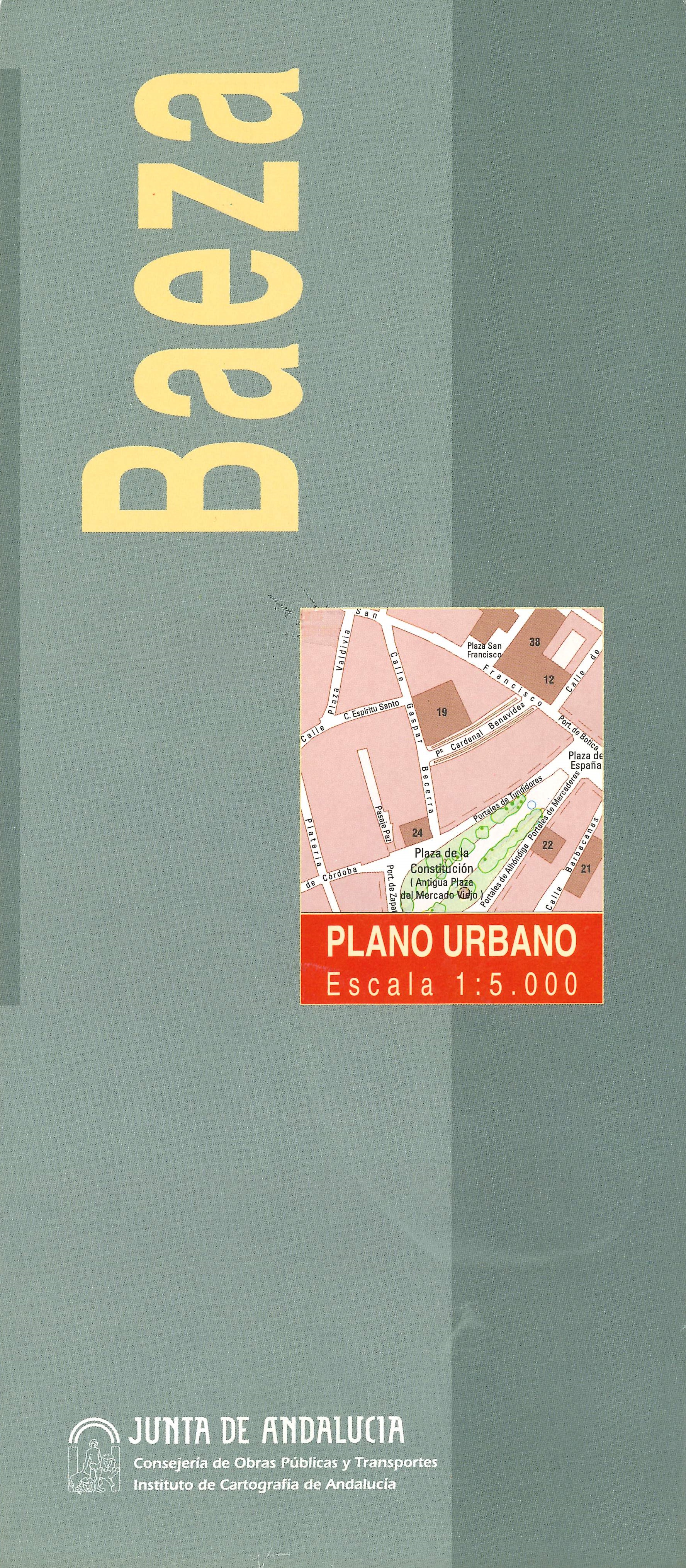 Baeza_plano_urbano_escala_1:5.000_1995