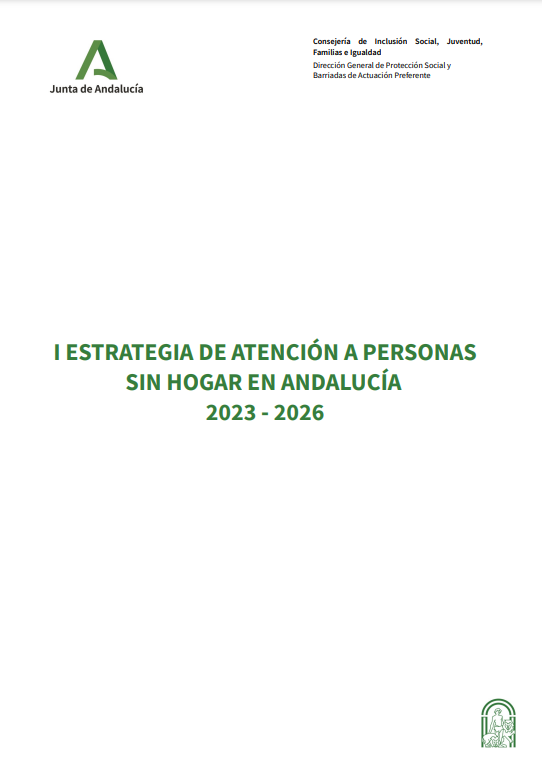 I Estrategia de Atención a Personas Sin Hogar en Andalucía 2023-2026