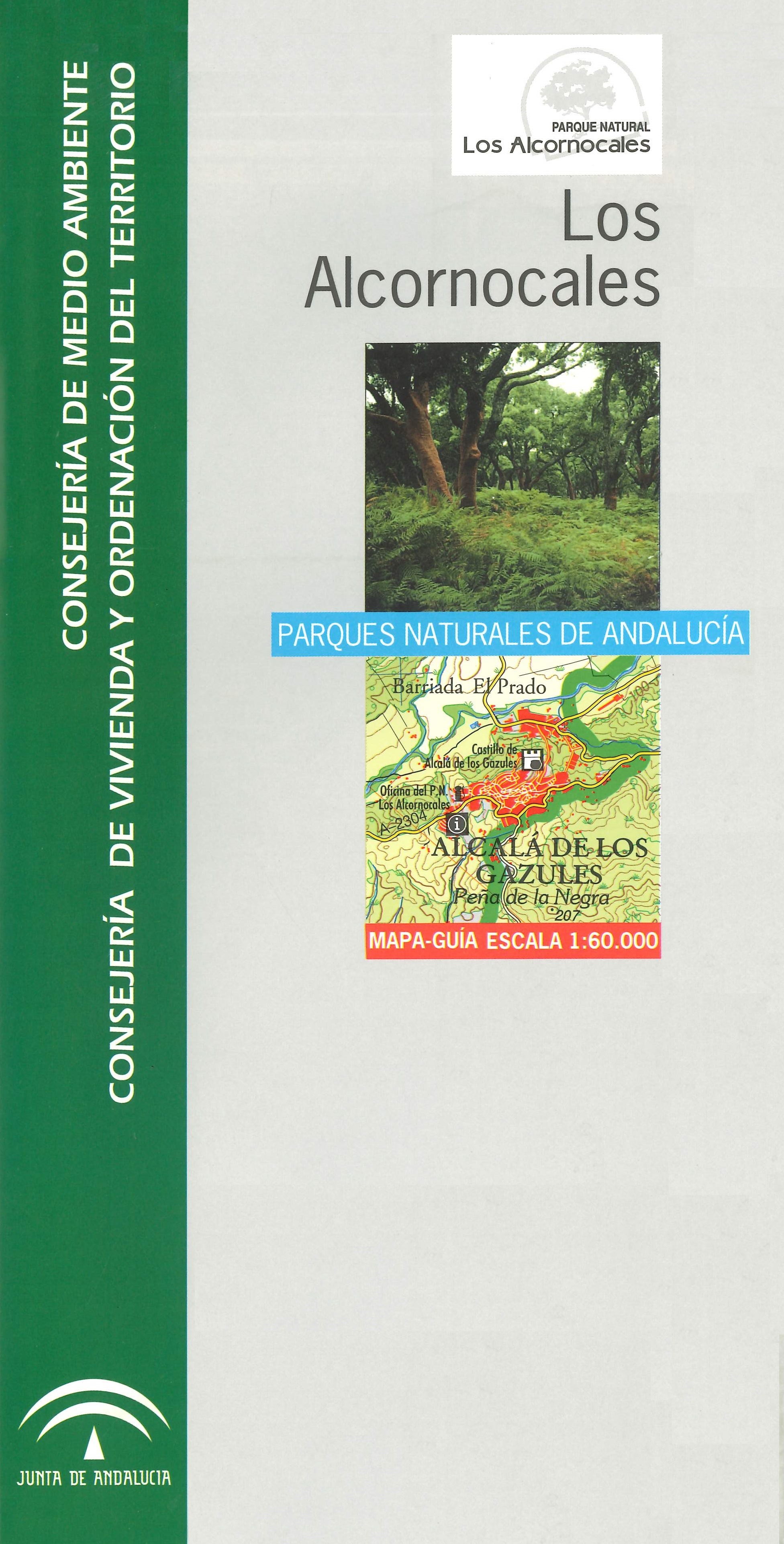Los Alcornocales_mapa_guía_escala_1:60.000_2009