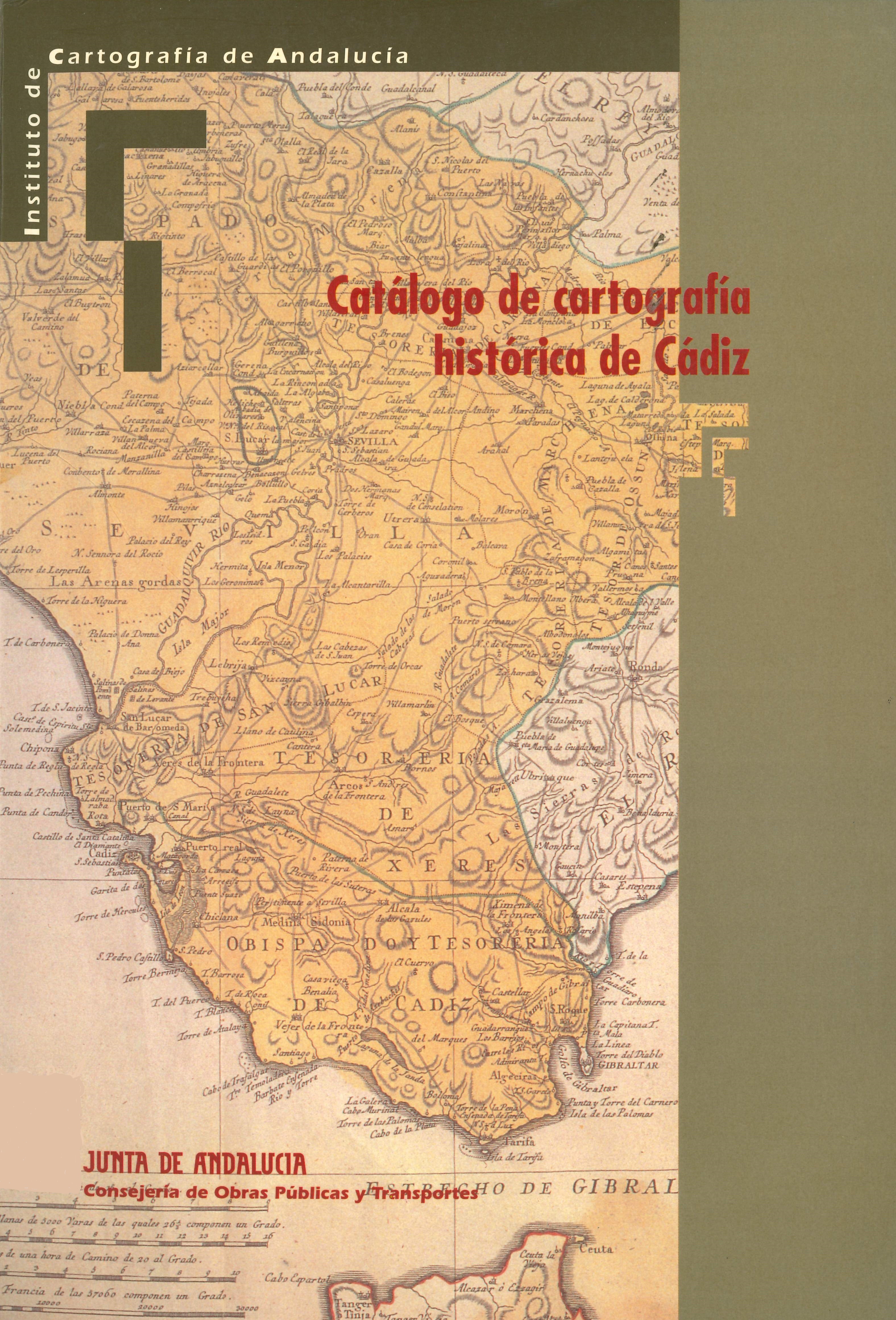 Imagen representativa de la publicación Catálogo de cartografía histórica de Cádiz