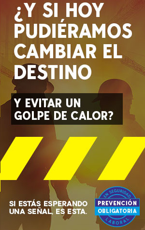 Cartel-Campaña. Estrés térmico por calor