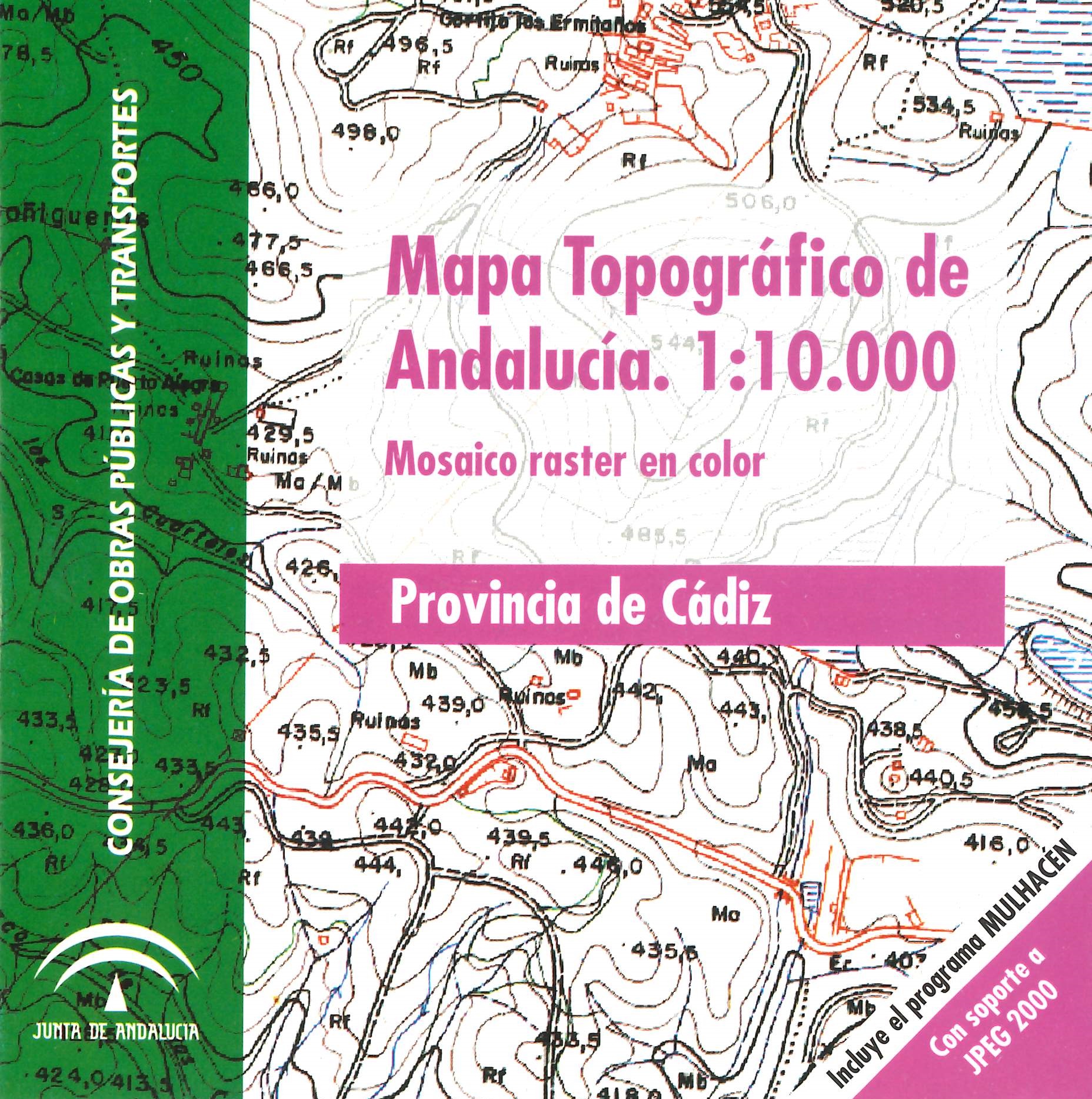 Mapa_topográfico_Andalucía_1:10.000_mosaico_raster_color_provincia_Cádiz_2007