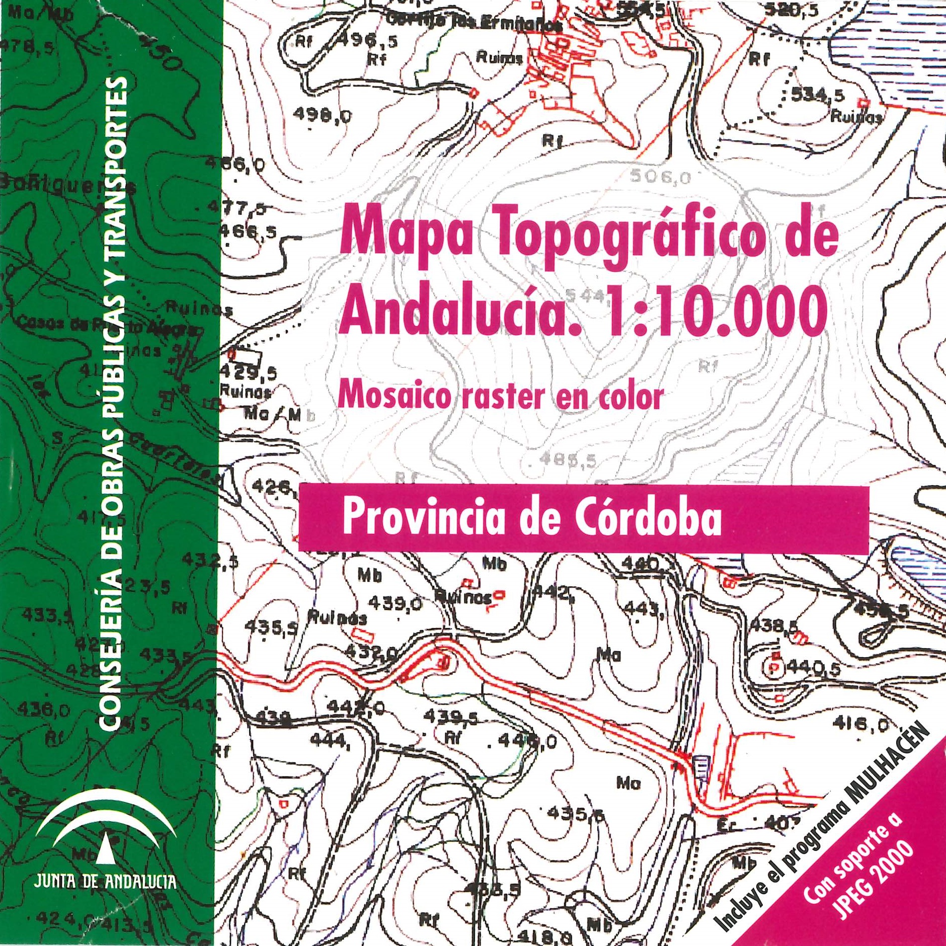 Mapa_topográfico_Andalucía_1:10.000_mosaico_raster_color_provincia_Córdoba_2007