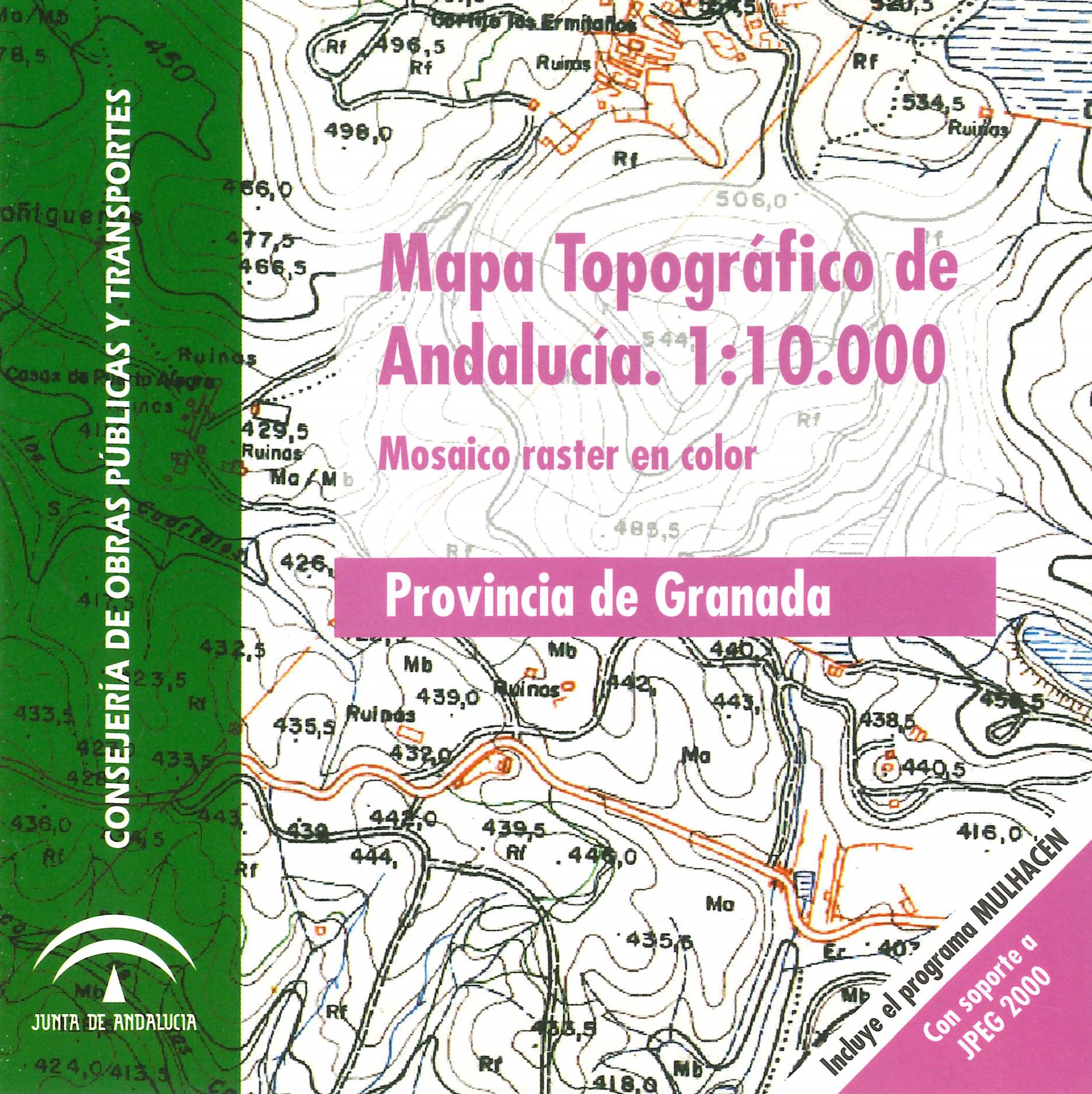 Mapa_topográfico_Andalucía_1:10.000_mosaico_raster_color_provincia_Granada_2007