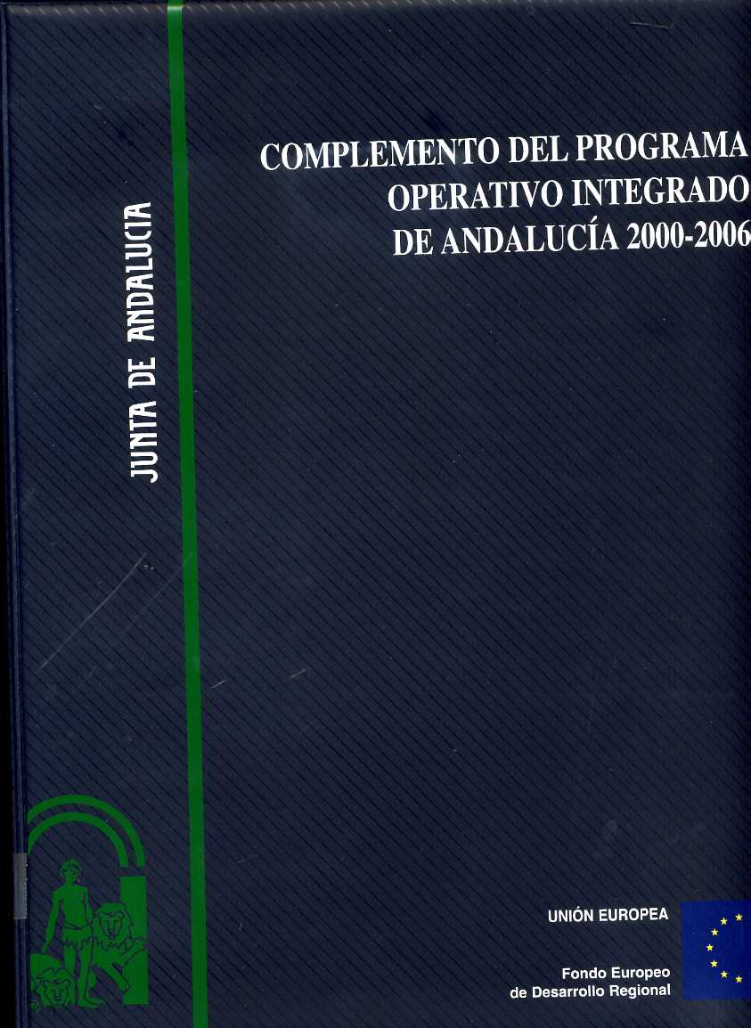 Complemento del programa operativo integrado de Andalucía: 2000-2006 (Actualización Abril 2004)