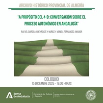 Coloquio "A propósito del 4-D: Conversación sobre el proceso autonómico en Andalucía" (AHPAL)